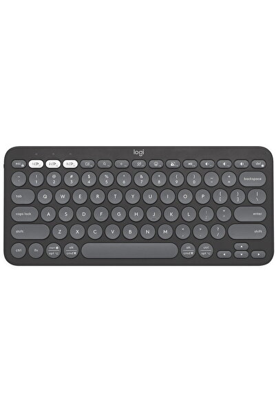 logitech Pebble Keys 2 K380s Keyboard, Wireless, Bluetooth, US Layout, Black