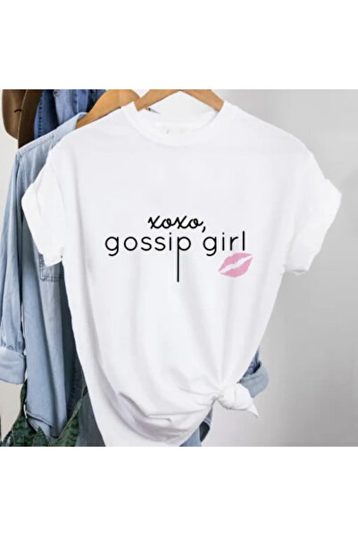 Kartier Tricou Dama Alb Gossip Girl