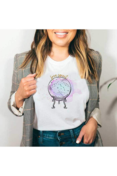 Kartier Tricou Dama Alb Free Spirit Globe