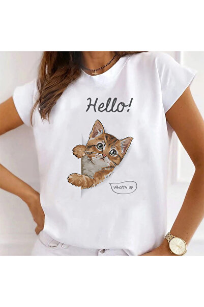 Kartier Tricou Dama Alb What's Up