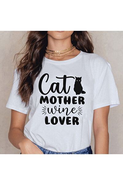 Kartier Tricou Dama Alb Cat Mother