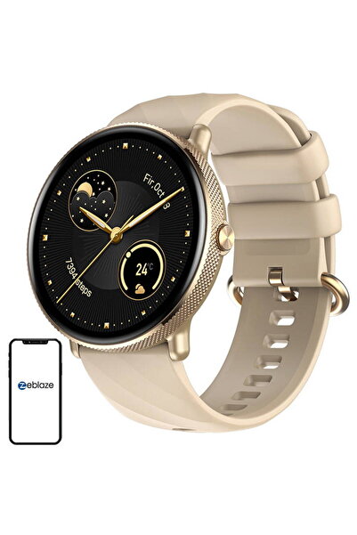 Zeblaze GTR 3 Pro Smartwatch, 1.43 inch, Gold