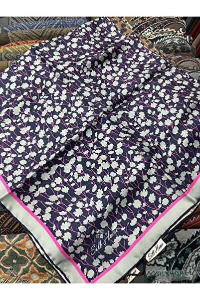 SİLKHOMEE Twill silk scarf