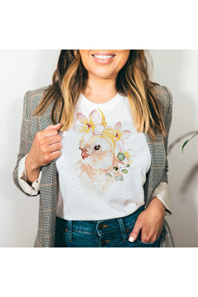 Kartier Tricou Dama Alb Paint Bird