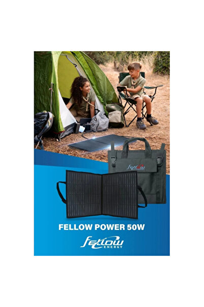 Prisma Cell Fellow 50w Katlanabilir Çanta Tipi Solar Güneş Paneli