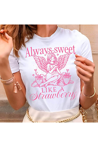 Kartier Tricou Dama Alb Always Sweet