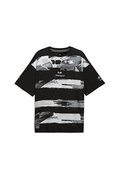 Puma Bmw Mms Lifestyle Tee Men's Casual T-Shirt 63480601 Black