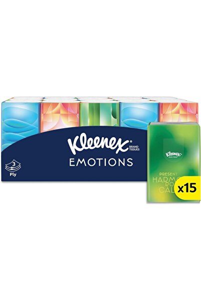 Kleenex Emotions Pocket Pack Tissues – Stylish, Soft & Convenient Mini Packs ...