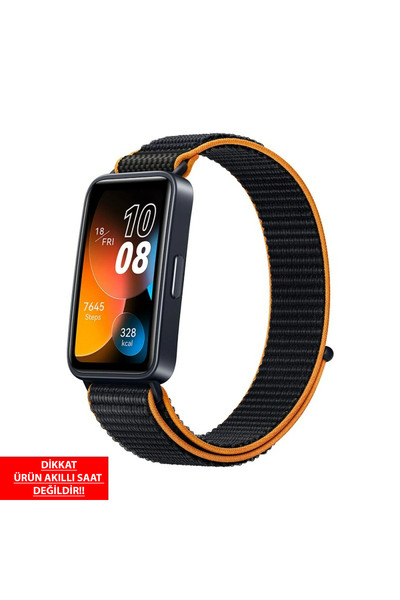 Dexmon Huawei Band 8 / 9 / 10 Compatible Straw Weave Thin Fabric Velcro Cord ...