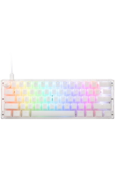 Ducky One 3 Aura White Mini Gaming RGB LED - Kailh Jellyfish Y (US)