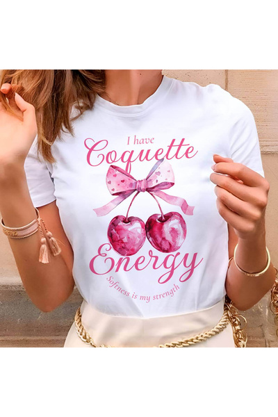 Kartier Tricou Dama Alb Coquette Energy