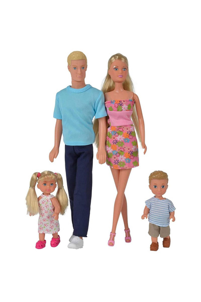 Simba Σετ Steffi Love Family XL με 4 κούκλες