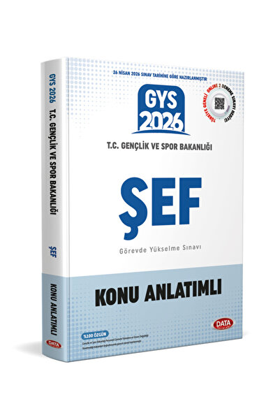 Data Yayınları 2026 Gençlik Ve Spor Bakanlığı GYS Şef Konu Anlatımlı
