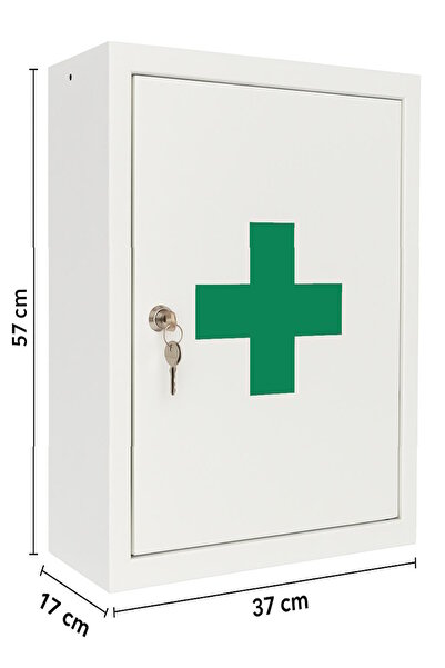 Yavuz Metal İlk Yardım Dolabı - Metal - Kilitli - First Aid Cabinet