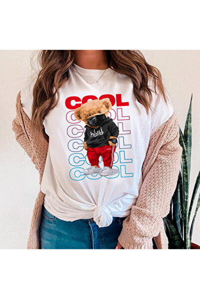 Kartier Tricou Dama Alb Cool bear