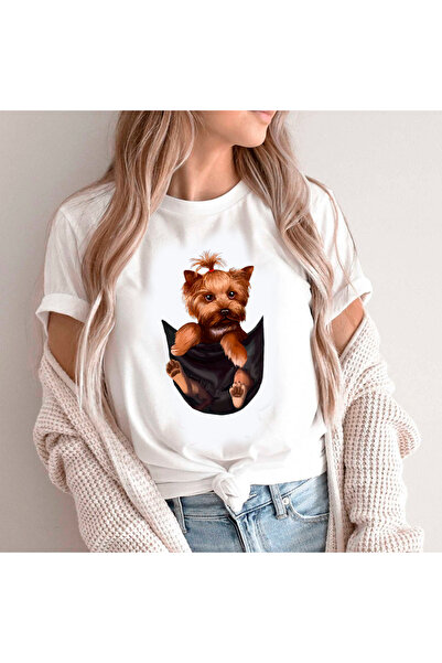 Kartier Tricou Dama Alb Yorkshire