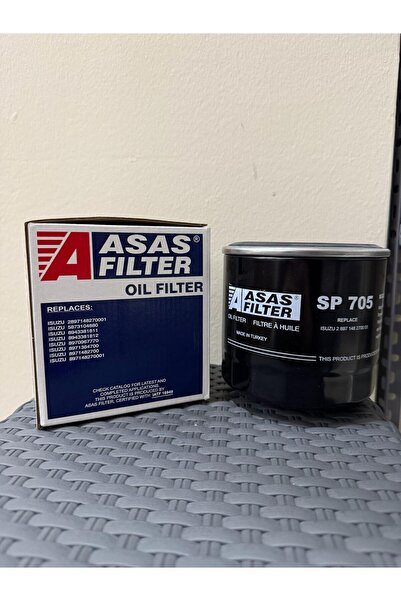 ASAŞ FİLTRE Asaş Yağ Filtresi Sp 705 Isuzu Roybus Turkuaz Şampiyon Royal Npr Nqr