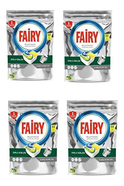 Fairy Platinum All in One 50 Pieces X4