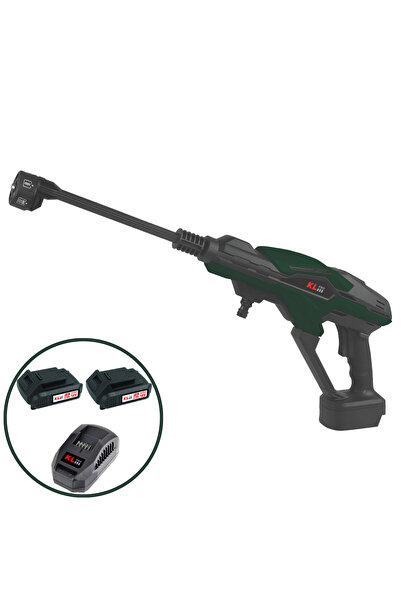 KLPRO KLY18B-20 18V/2Ah 55 Bar Çift Akülü Şarjlı Yıkama Makinesi