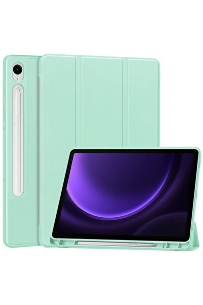 Techsuit Case for Samsung Galaxy Tab S9 FE - Flex Trifold - Matcha Green