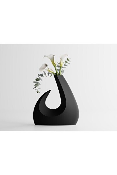 Sani Vase "LUNARA" 220 x 85 x H238 mm - Black