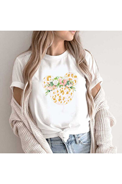 Kartier Tricou Dama Alb Minnie Gold