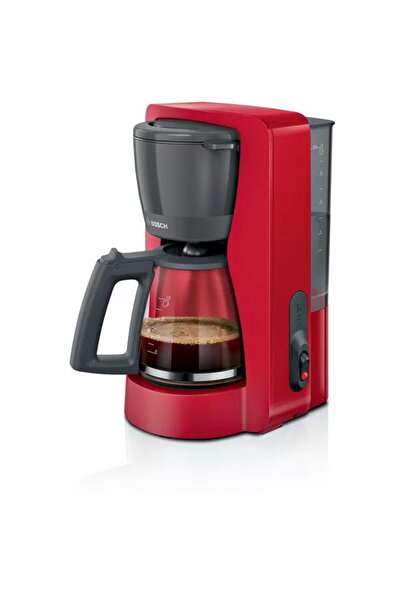 Bosch Coffee Maker 1200 W 1.4 L 10/15 cups TKA 2 M 114 Red