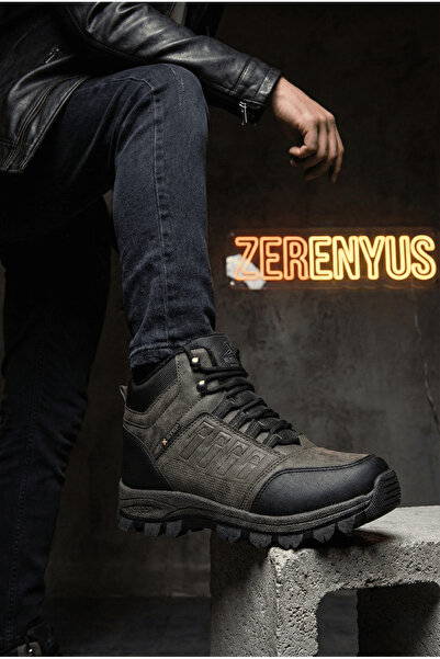 Zerenyus Zr-X6 Waterproof Unisex Boots with Fur Inside Khaki