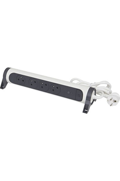 Legrand Cablu prelungitor 4x2PZ 1.5M, alb-negru