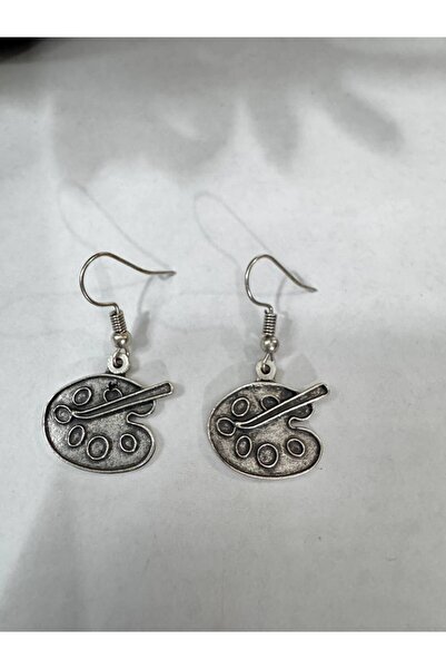 Yuchicly Ressam Palette and Brush Figured Dangle Metal Earrings – Art-Themed ...