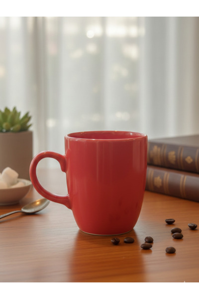 Dörtel Tedarik Solid Color Ceramic Mug