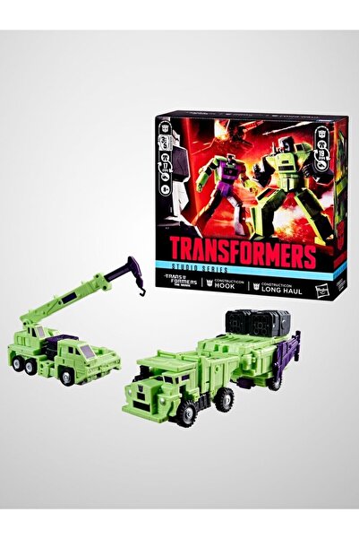 transformers Studio Series Constructicon Long Haul & Constructicon Hook İkili...