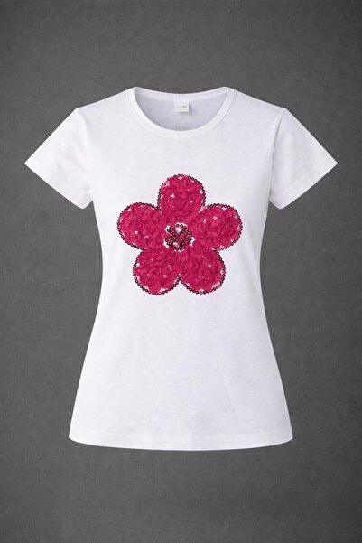 Dıgıl Kids Girl's T-Shirt Badi Lycra Daisy Pattern All Colors