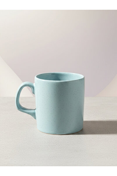 Dörtel Tedarik Silvery Blue Color Ceramic Mug