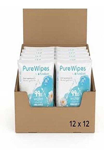 PUREBORN Baby Wet Wipes with Chamomile extract Dermatologically tested-Travel...