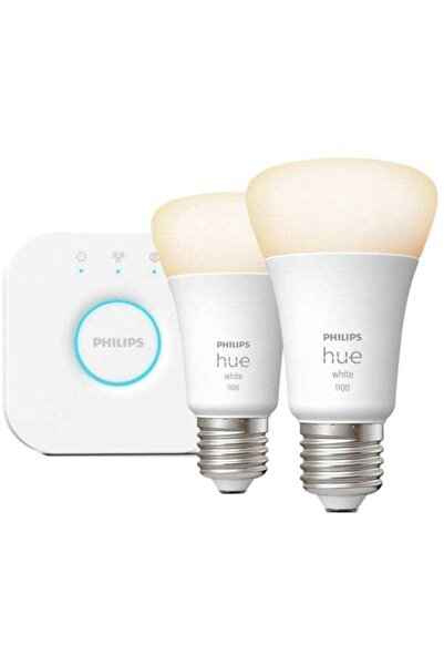 Philips Kit 2 LED bulbs HUE, E27, 9.5W, 1055lm, Bridge, Wi-Fi, variable light...