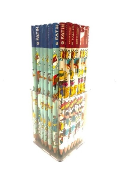 FATİH KALEM أقلام رصاص فاتيه سوبر هيروز - عبوة من 72 قلمًا