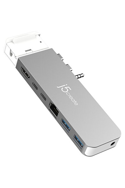 j5create 4K60 Elite Pro USB4 Hub With / MagSafe Kit Grey