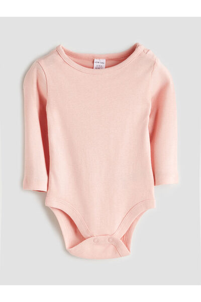 LC Waikiki Two Mt Shop Quality Lcw Baby Pink Baby Girl Snapback Bodysuit