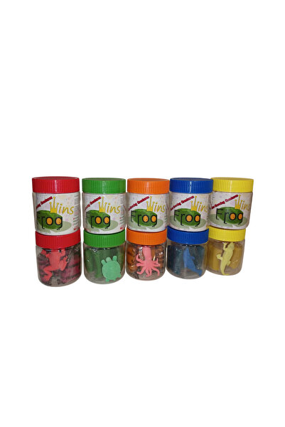 Meu Models , Frog Wins 6 Oyun Hamuru ve 1 karekter suda büyüyen hayvanlar