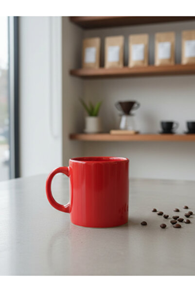 Dörtel Tedarik Solid Color Ceramic Mug