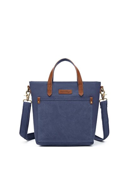 SMART BAGS Kanvas Kumaş Kadın Çantası Elden Tutmalı 1328
