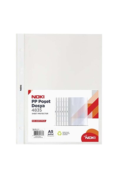 Erka Noki A5 100-Piece File Bag - 4835