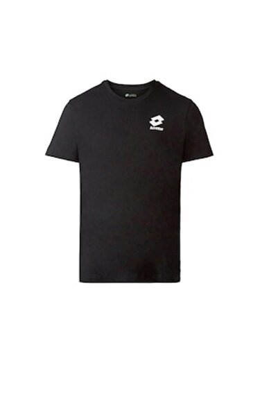 Lotto Cotton T-Shirt, Black, Size M