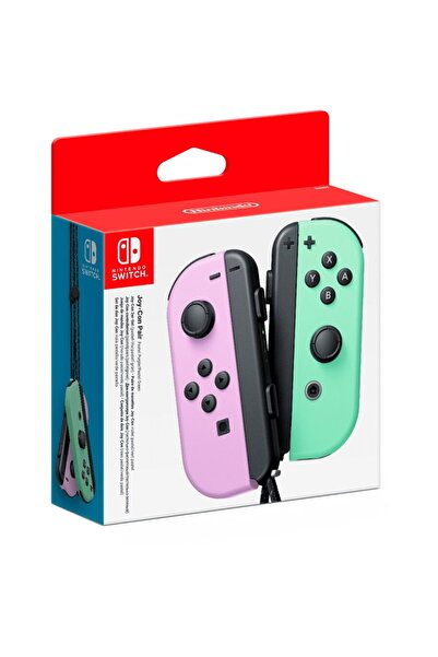 Nintendo Set Joy-Con de 2, control prin mișcare (violet deschis/verde deschis)
