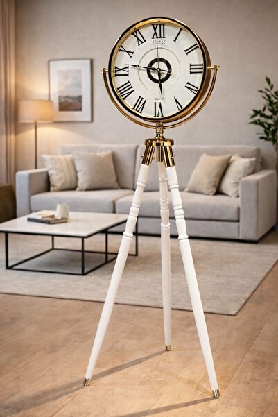 HND WALL CLOCK TRİPOT SAAT AYAKLI SAAT VİNTAGE SAAT ABAJUR SAAT