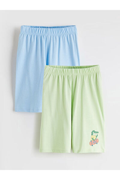 LC Waikiki Esvab • Modern & Distinctive Printed Boys' Pajama Shorts 2-Pack