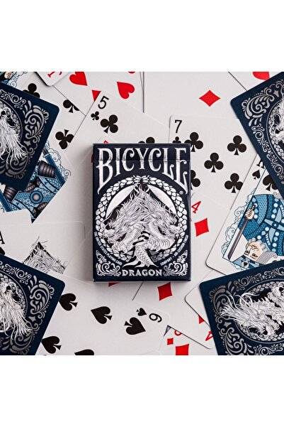 Bicycle |   Dragon Navy Blue Playing Card