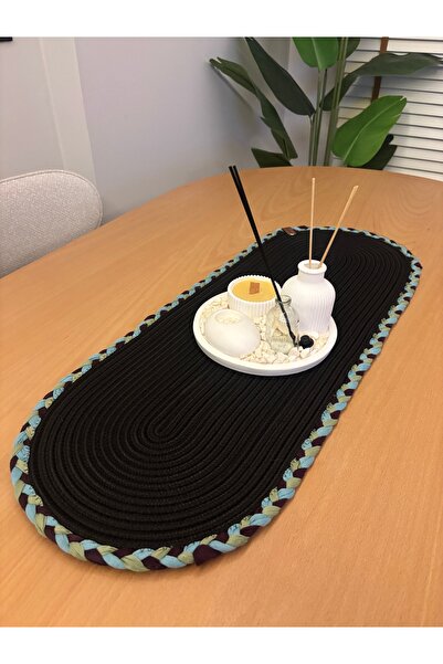 MaVaux Sera American Service, realizat manual din bumbac, iută naturală, cu d...