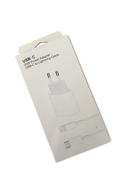 GIA'S WORLD Cablu USB C - Adaptor 20W încărcare rapidă - Încărcător IPhone